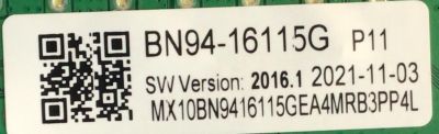 MAIN ORIGINAL PARA SMART TV SAMSUNG 4K RESOLUCION (3840 X 2160) / NUMERO DE PARTE BN94-16115G / BN41-02756C / BN9416115G / 16115G / BN97-17444Q / PANEL CY-BT075HGSV1H / DISPLAY JR745R3HA4K BN96-51821A / MODELO UN75TU7000BXZA UA10 - Imagen 3